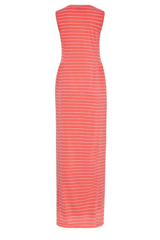 LTS Tall Pink Stripe Maxi Dress 7