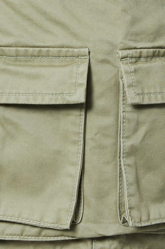 BadRhino Big & Tall Light Green Acid Washed Cargo Shorts | BadRhino 9