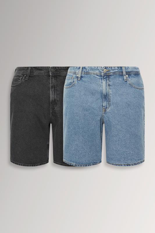 JACK & JONES – Shorts „Tony“ in Blau, 2er-Set