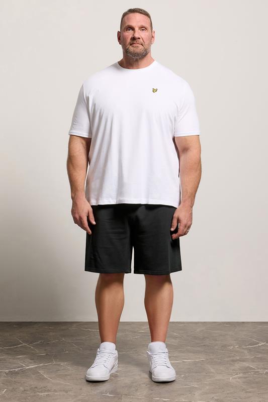 LYLE & SCOTT Big & Tall Black Jogger Shorts | BadRhino 1
