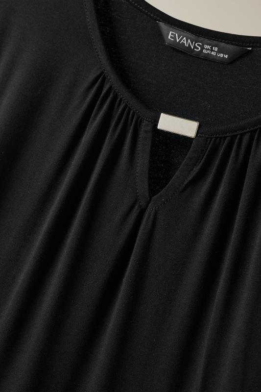 EVANS Plus Size Black Midaxi Dress | Evans 7