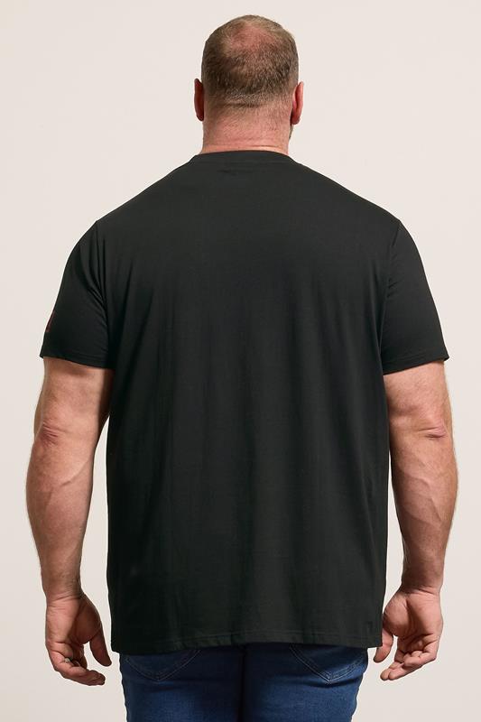 BadRhino Big & Tall Black Deadpool Graphic T-Shirt | BadRhino 2