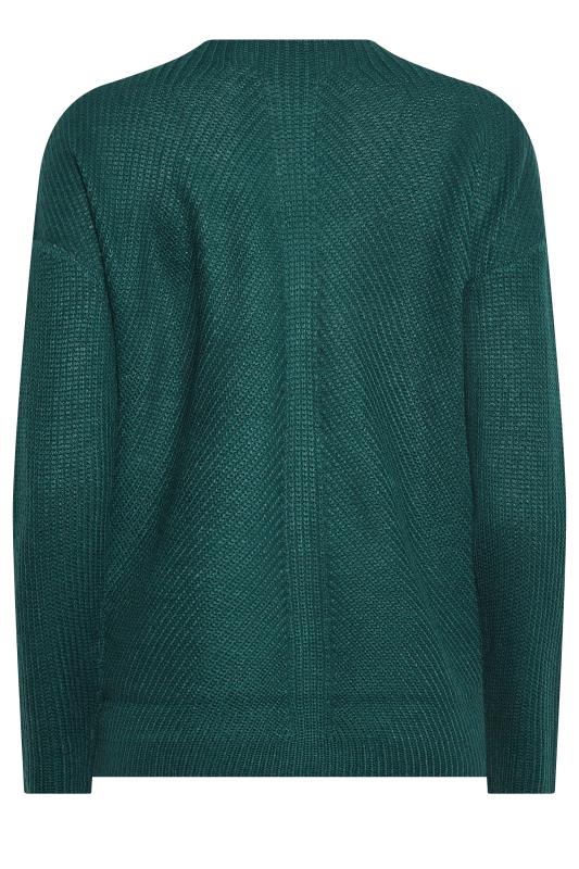 M&Co Teal Green Funnel Neck Knitted Jumper | M&Co 7