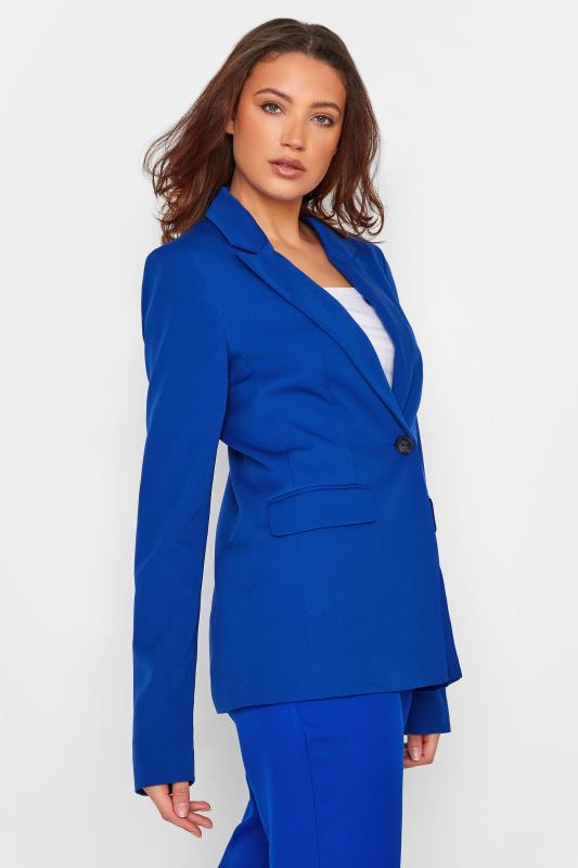 LTS Tall Women's Cobalt Blue Scuba Crepe Tailored Blazer | Long Tall Sally  4