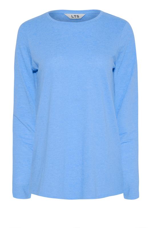 LTS Tall Women's Blue Dipped Hem T-Shirt | Long Tall Sally 5