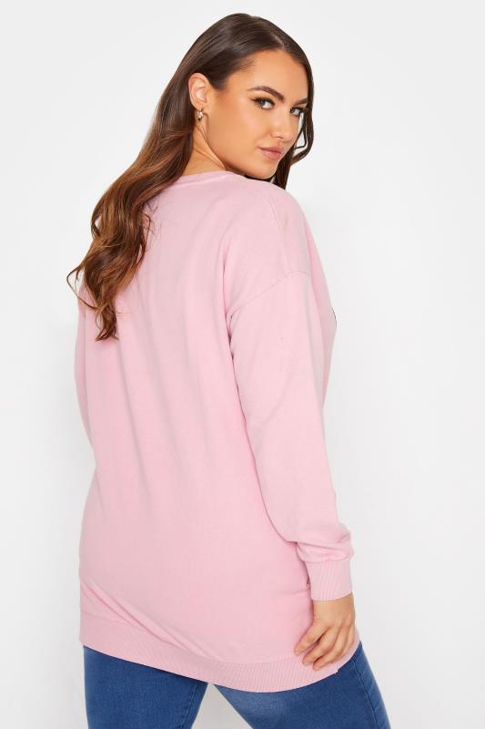 DISNEY Curve Pink Minnie Mouse Sequin Sweatshirt_C.jpg