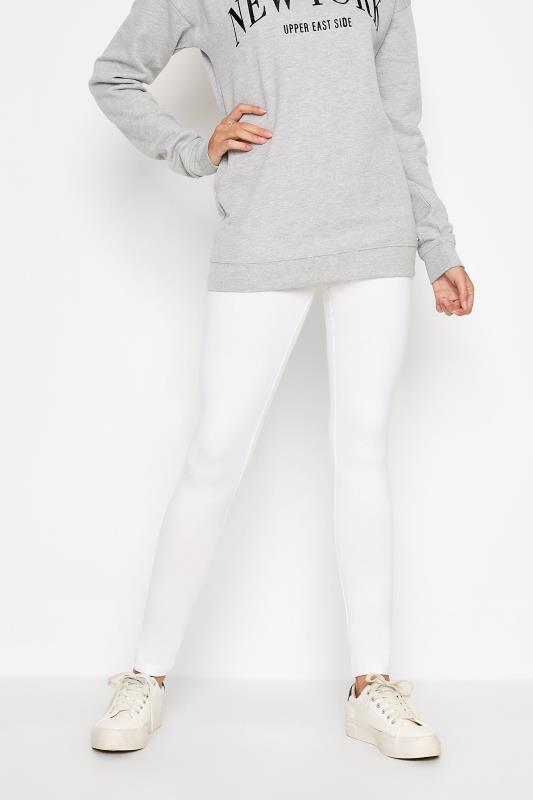 LTS MADE FOR GOOD White Organic Cotton Leggings | Long Tall Sally 1