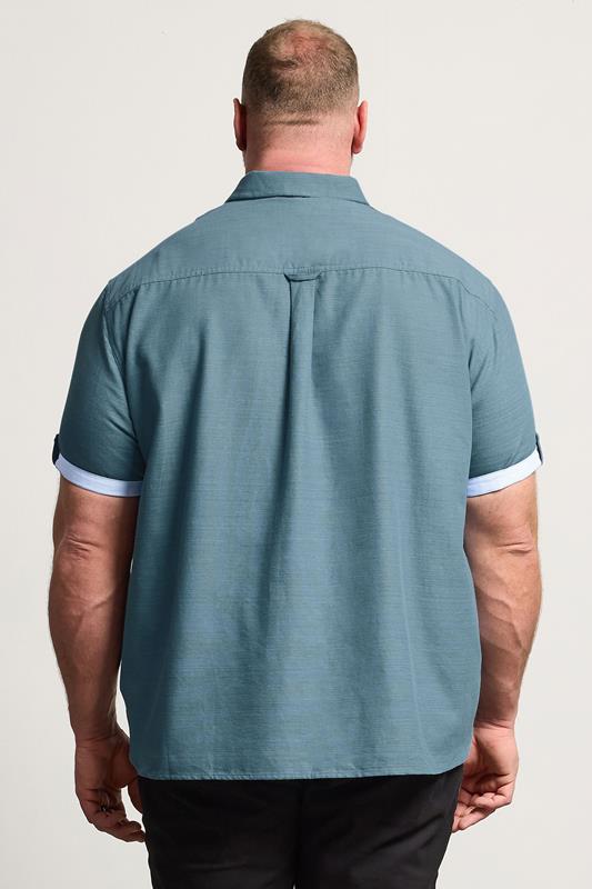 BadRhino Big & Tall Light Blue Slub Shirt | BadRhino 4