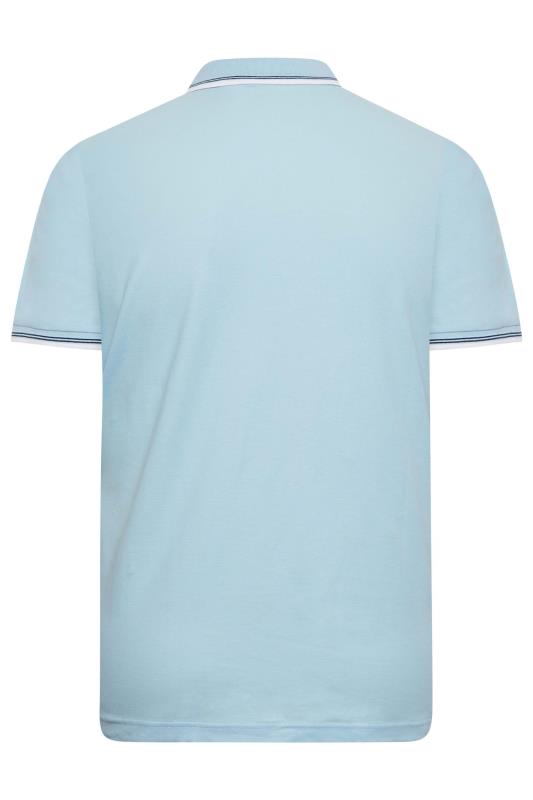 PENGUIN MUNSINGWEAR Big & Tall Blue Polo Shirt | BadRhino 4