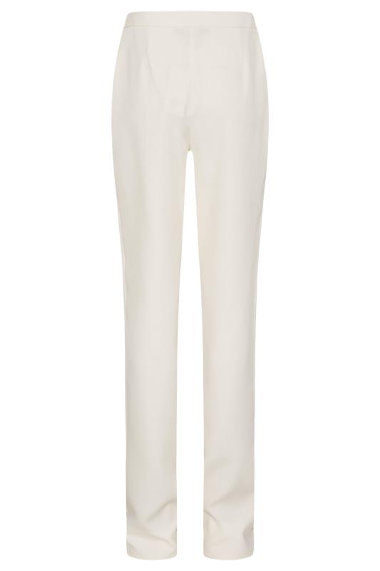 LTS Tall Women's Cream Scuba Slim Leg Trousers | Long Tall Sally 4