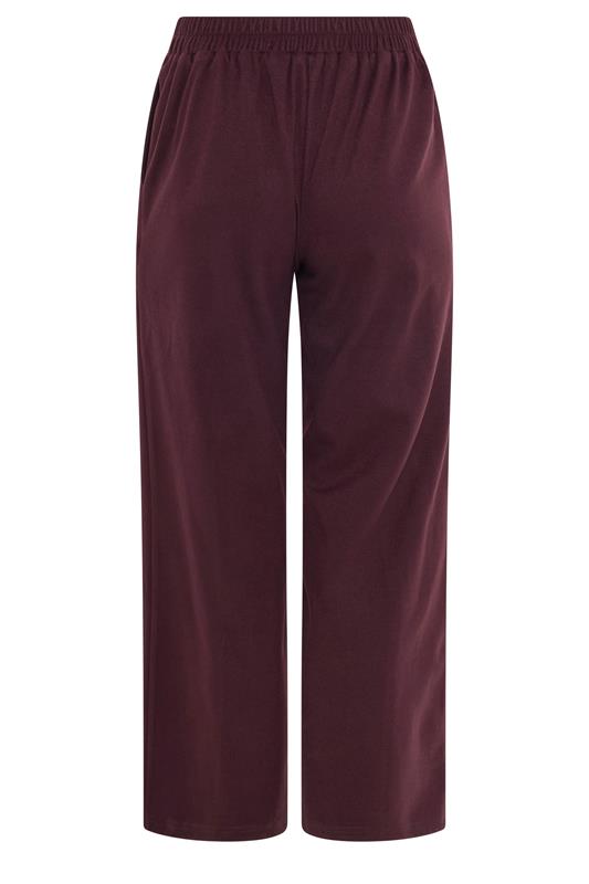 M&Co Berry Purple Pintuck Trousers | M&Co 6