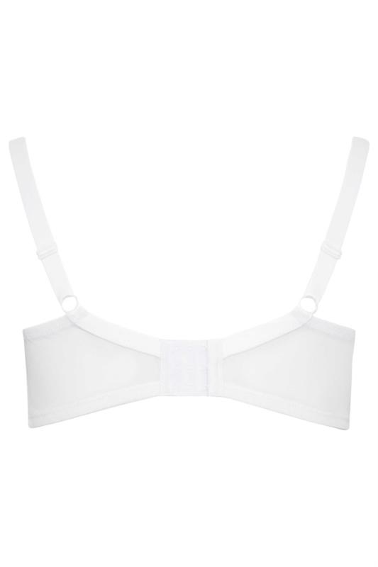 2 PACK Black & White Non-Wired Cotton Bras | Yours Clothing 11