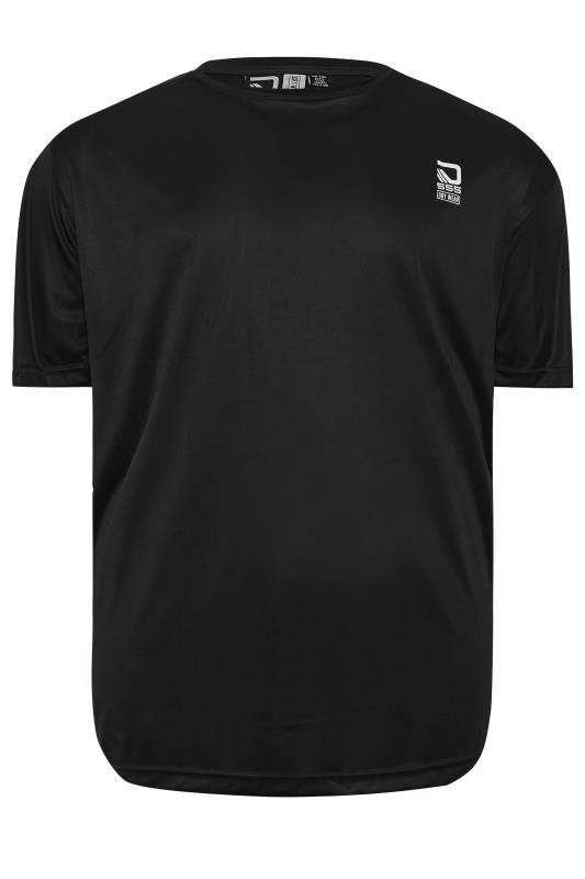 D555 Big & Tall Black Dry Wear T-Shirt | BadRhino 3