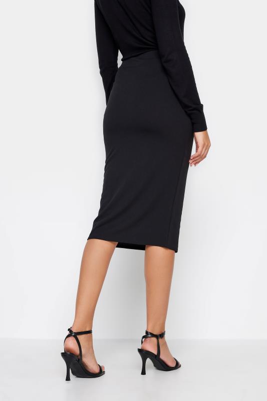 LTS Tall Womens Black Button Tube Skirt | Long Tall Sally 3