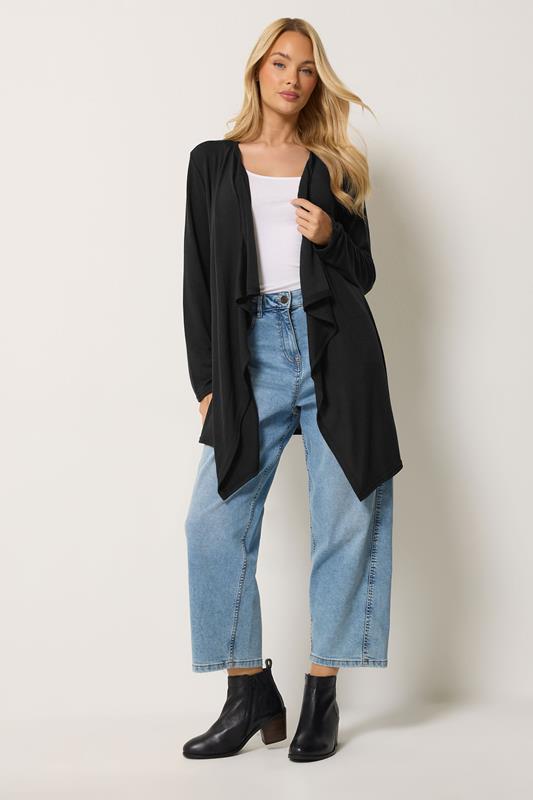 M&Co Black Waterfall Cardigan | M&Co 1
