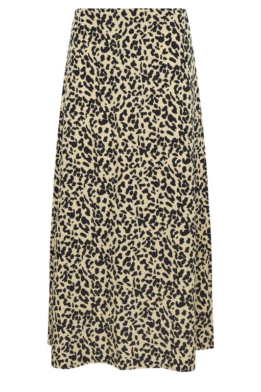 LTS Tall Natural Brown & Black Leopard Print Midaxi Skirt | Long Tall Sally  7