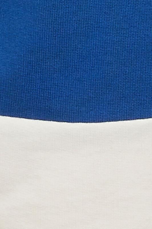 STUDIO A Big & Tall Blue Cut & Sew Panelled Shorts | BadRhino 5