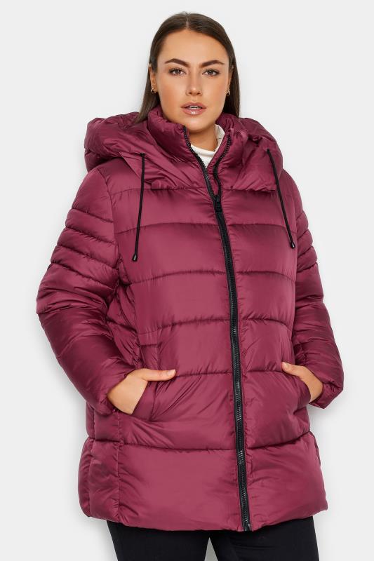  Tallas Grandes Evans Berry Red Padded Coat