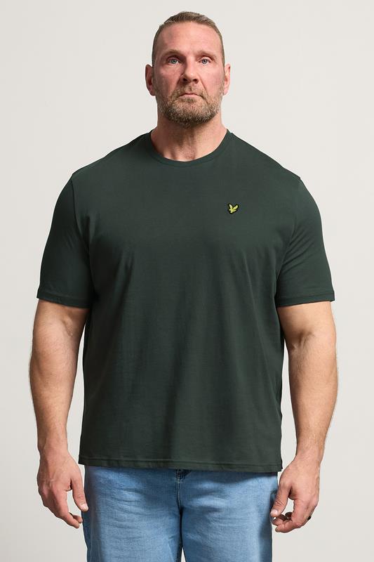 LYLE & SCOTT Big & Tall Gunmetal Grey Core T-Shirt | BadRhino 1