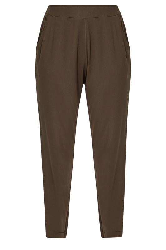 PixieGirl Petite Women's Chocolate Brown Harem Trousers | PixieGirl 6