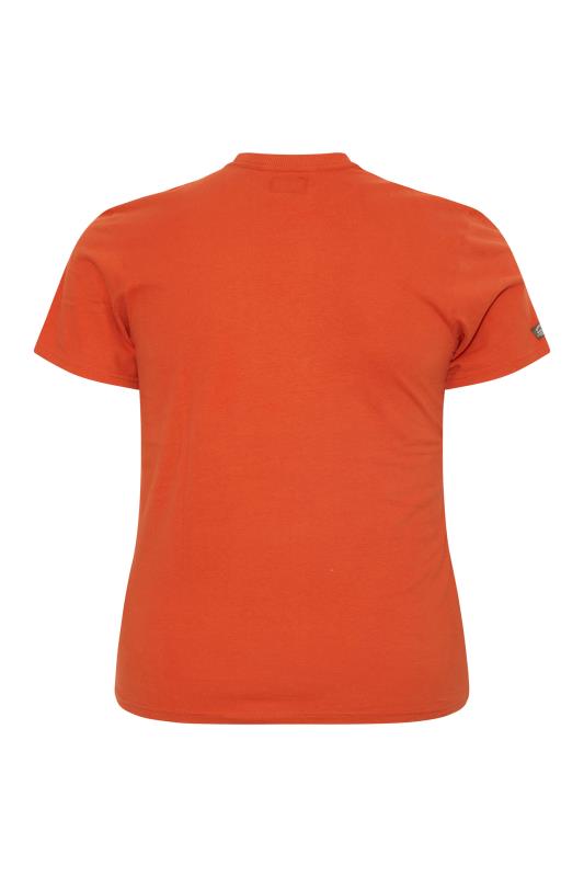 SUPERDRY Big & Tall Orange Vintage Logo T-Shirt 2