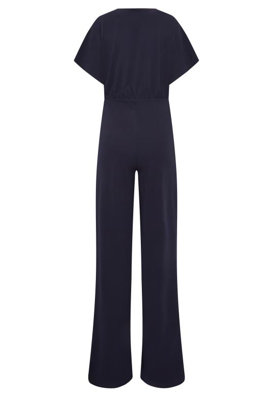 LTS Tall Navy Blue Wide Leg Jumpsuit | Long Tall Sally  7