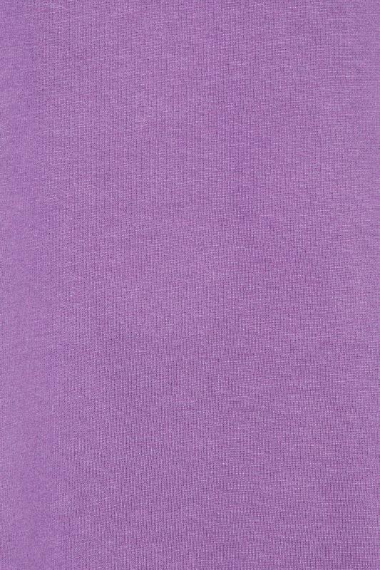 YOURS Curve Plus Size Essential Purple T-Shirt | Yours Clothing  4
