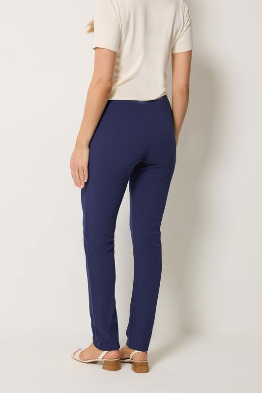 LTS Tall Navy Blue Slim Leg Trousers | Long Tall Sally 2