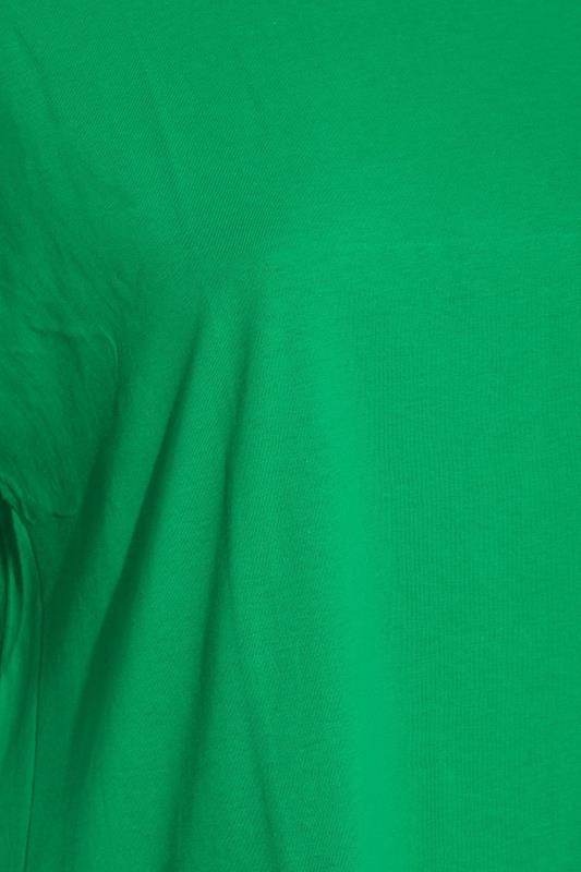 Plus Size Green Oversized Tunic T-Shirt Dress | Yours Clothing 5