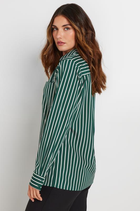 LTS Tall Women's Green Striped Long Sleeve Shirt | Long Tall Sally 4