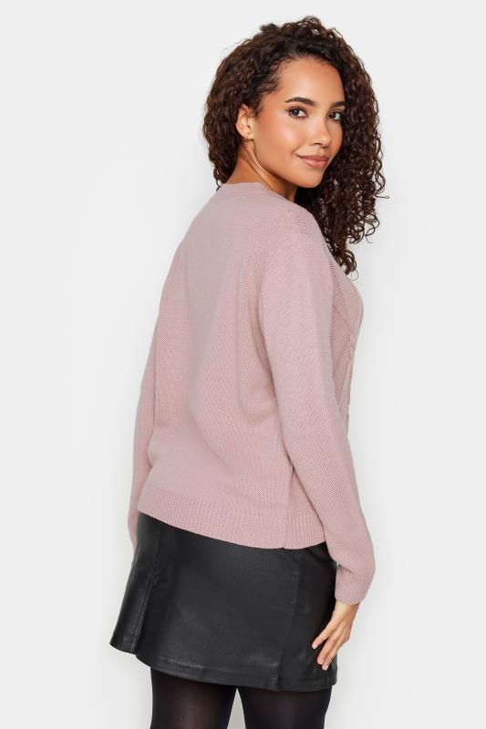 M&Co Pink Cable Knit Jumper | M&Co 3