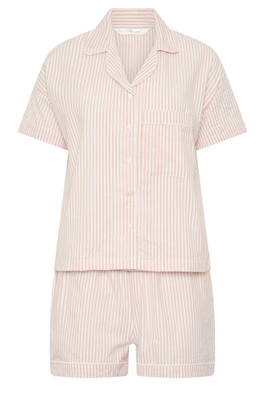 PixieGirl Petite Women's Pink Stripe Pyjama Set | PixieGirl 5