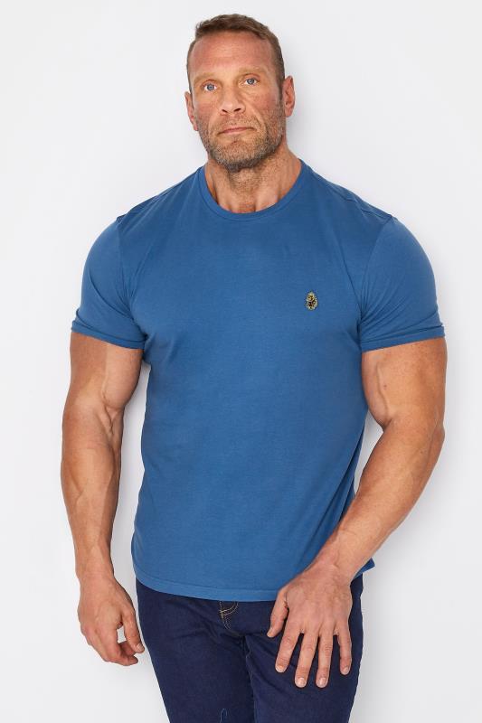  Grande Taille LUKE 1977 Big & Tall Blue Traff Core T-Shirt