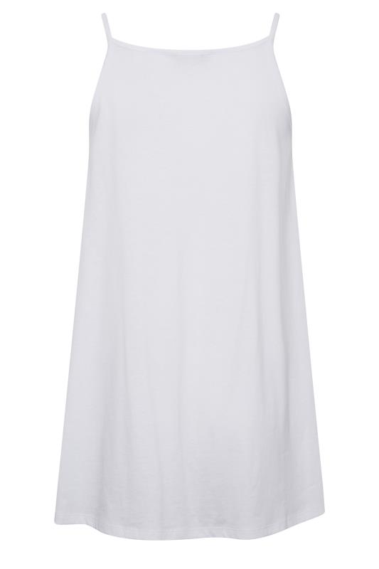YOURS Curve Plus Size White Crochet Vest Top | Yours Clothing  7