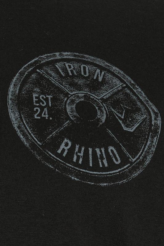 IronRhino Big & Tall Black Weight Plate T-Shirt | BadRhino 8