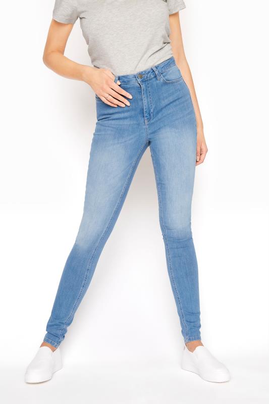 Light Blue Washed Ultra Stretch Skinny Jean | Long Tall Sally 2