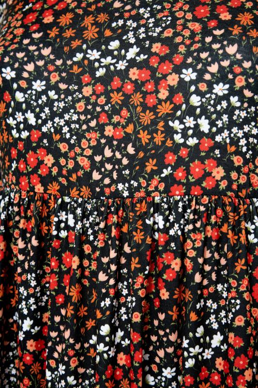 Curve Black Floral Print Midaxi Dress_S.jpg