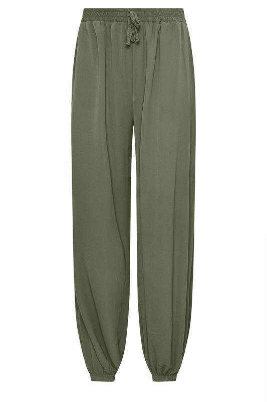 LTS Tall Women's Khaki Green Balloon Trousers | Long Tall Sally 5