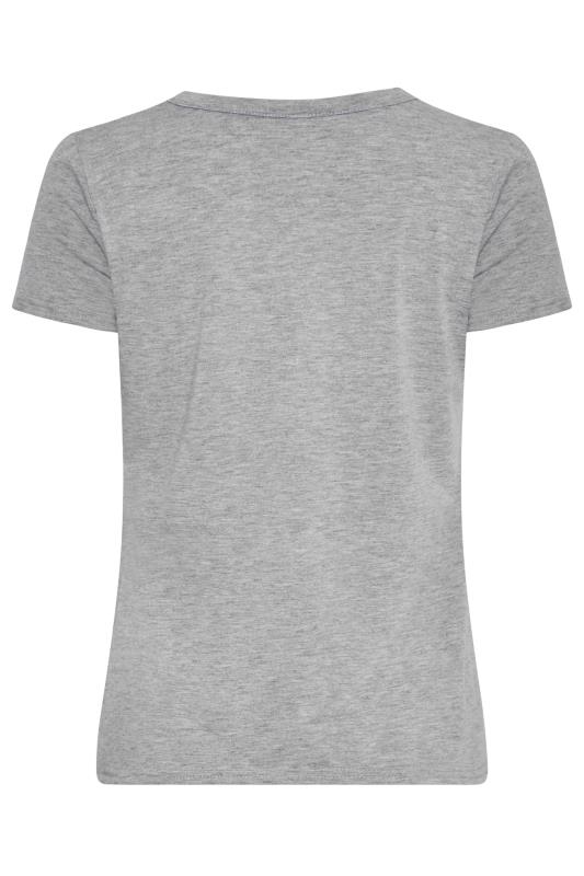 Petite Grey 'Western' Slogan T-Shirt 7