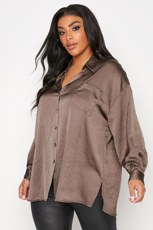 Women's Plus Brown Tops | Yours Clothing