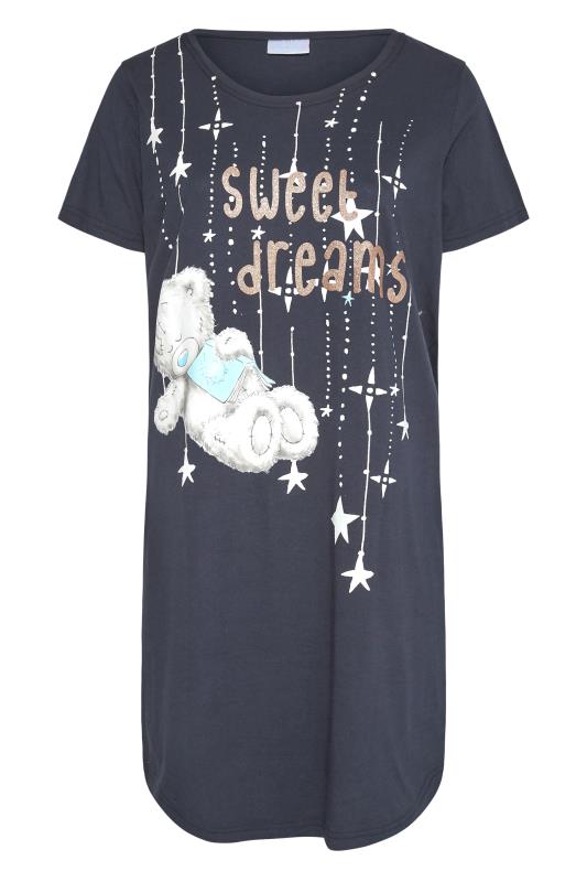 Navy Tatty Teddy 'Sweet Dreams' Slogan Nightdress_F.jpg