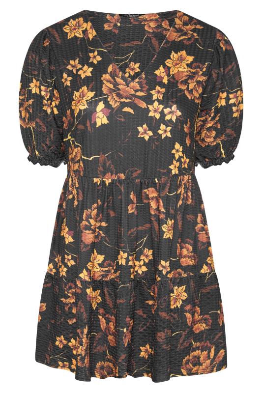 LIMITED COLLECTION Black Floral Tiered Tunic_R.jpg