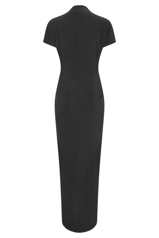 LTS Tall Black Wrap Dress 7