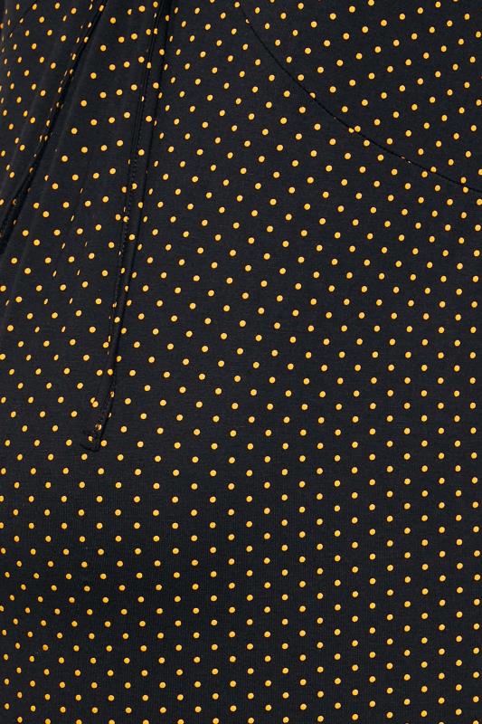 BUMP IT UP Maternity Black Polka Dot Keyhole Top | Yours Clothing 5