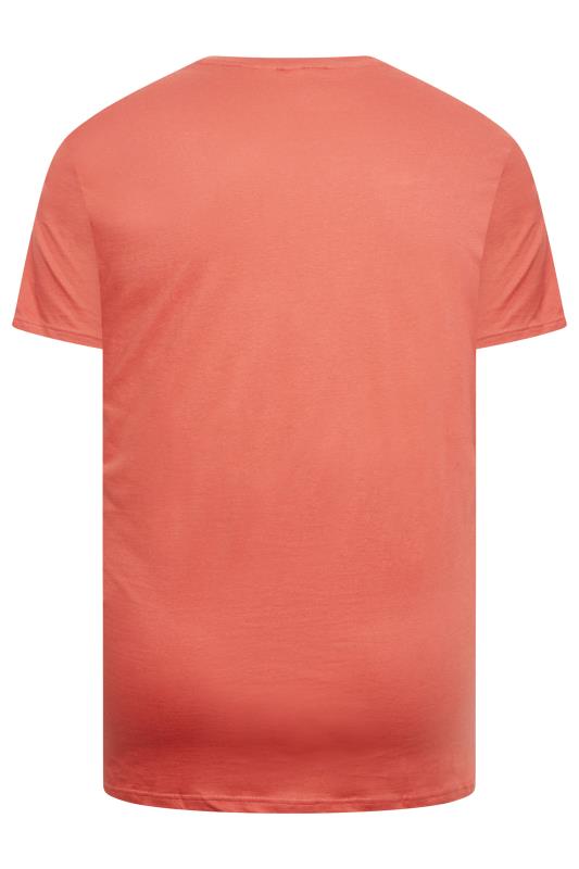 BEN SHERMAN Big & Tall Red Signature Pocket T-Shirt | BadRhino 4