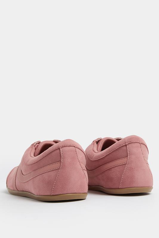 LTS Coral Pink Padded Retro Trainers In Standard Fit | Long Tall Sally 6