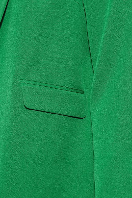 Plus Size Green Tailored Blazer | Yours Clothing 5