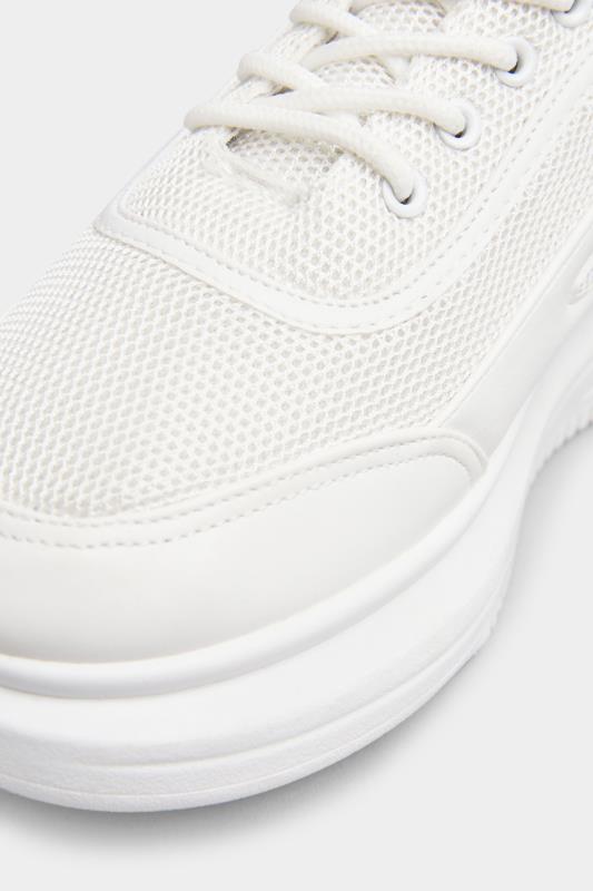 LIMITED COLLECTION White Platform Sporty Trainers In Regular Fit_D.jpg