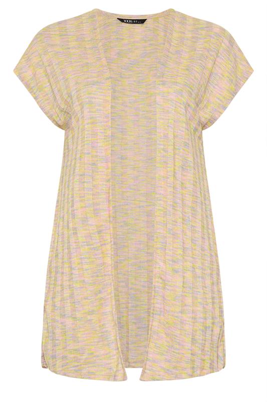 YOURS Plus Size Pink Ribbed Cardigan | Yours Clothing 5