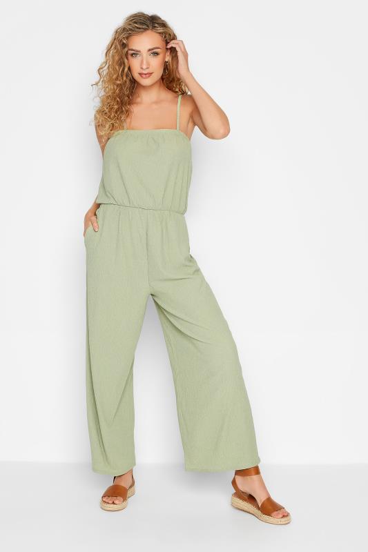 LTS Tall Women's Sage Green Strappy Jumpsuit | Long Tall Sally 2